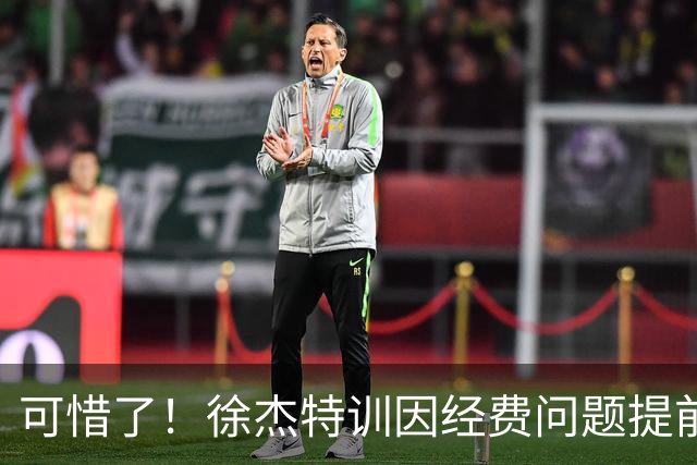 可惜了！徐杰特训因经费问题提前结束，球迷呼吁宏远给他加工资